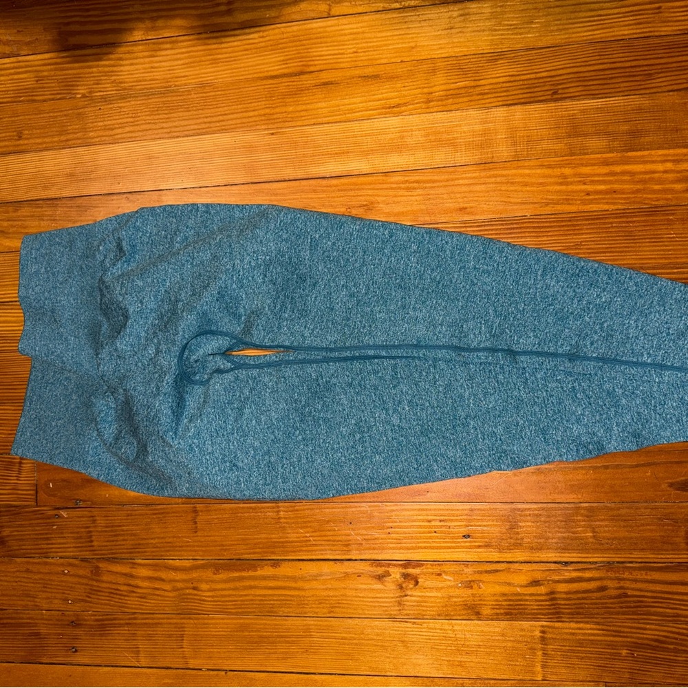 NVGTN TEAL SCRUNCH SEAMLESS LEGGINGS